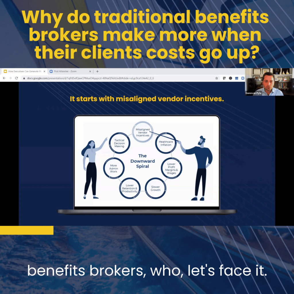 Traditional benefits brokers make